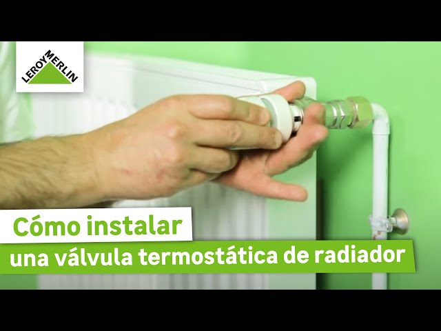 Cómo instalar una válvula termostática de radiador