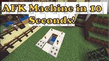 Minecraft AFK Machine in 10 seconds!!!