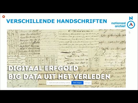 Nationaal Archief maakt de ijsberg zichtbaar | Liesbeth Keijser | Webinar Digitaal Erfgoed