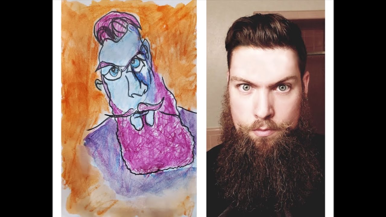 Blind Contour Painting - YouTube