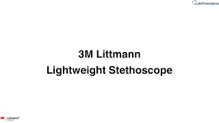 Video Presentation of 3M Littmann 2452 Lightweight Stethoscope / stethoscope.eu screenshot 5