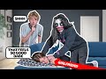 SHE THOUGHT SHE WAS GETTING A MASSAGE! **SCARY MASK PRANK** 👻| LEV CAMERON