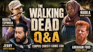 The Walking Dead Cast Q&A Christian Serratos, Michael Cudlitz, Cooper Andrews & Nadine Marissa