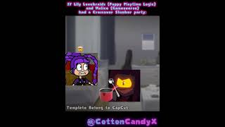 Lily Lovebraids and Malice’s Shumber Party (Loud Noise Warning! and Template from CapCut!) #memes 