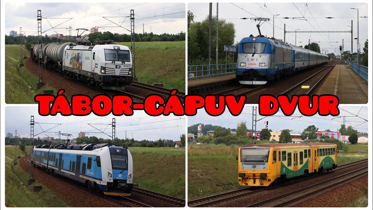 Vlaky Tábor-Čápův Dvůr • 29.7.2025