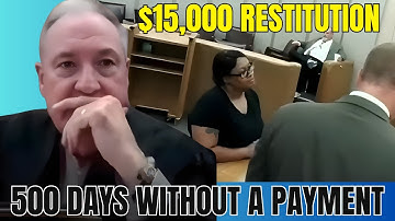 Probation Violation: Judge Confronts Woman on New Arrest & $15,000 Unpaid Restitution