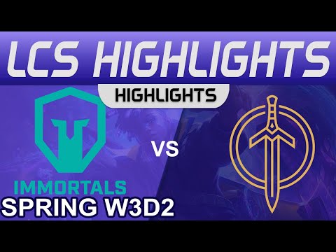 IMT vs GG Highlights LCS Spring Season 2023 W3D2 Immortals vs Golden Guardians by Onivia