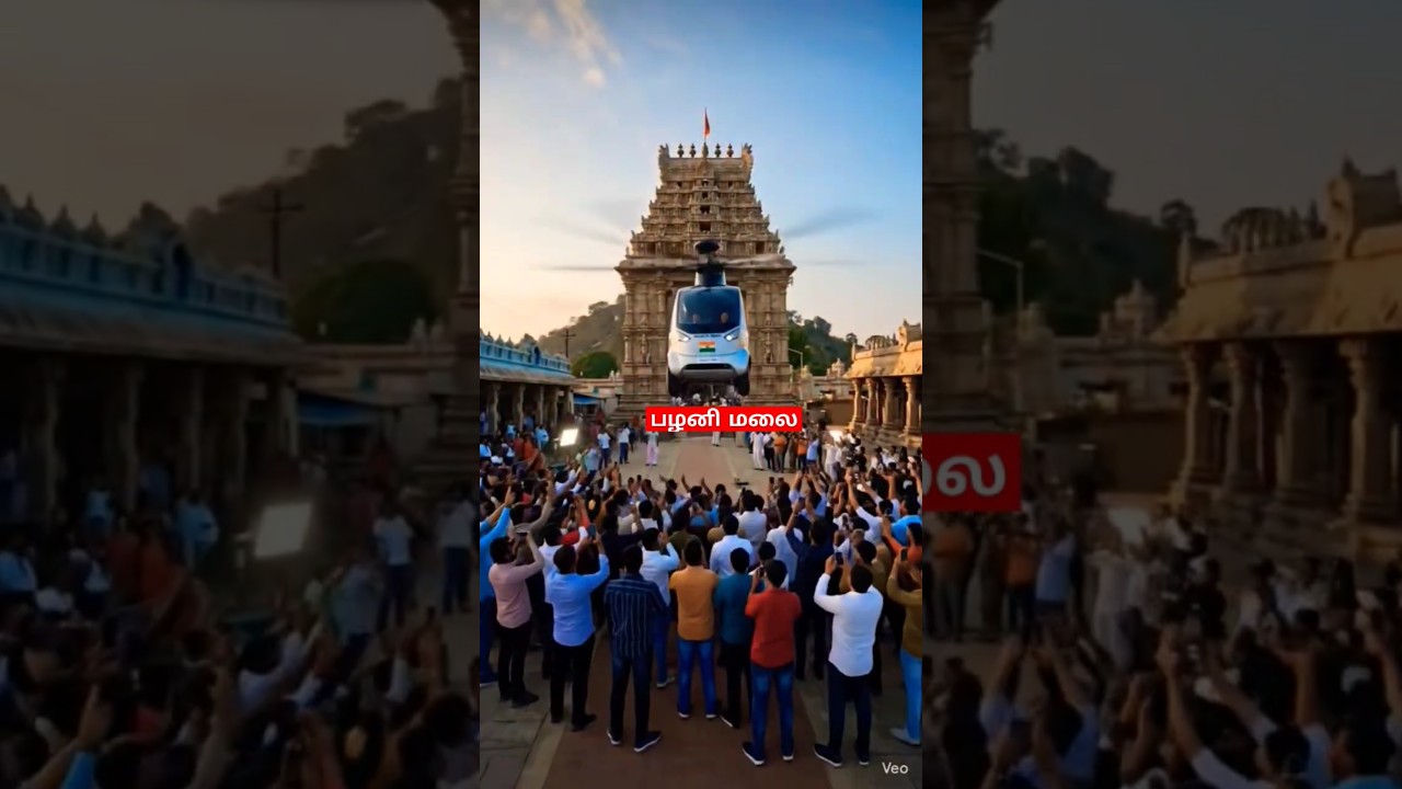 😜Let's fly to Palani Hill😍🤣#ai #tamilnews #trending