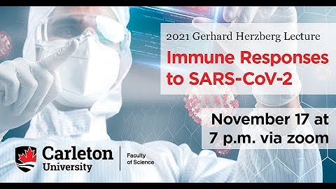 The 2021 Herzberg Lecture: Immune Responses to SARS-CoV-2, featuring Dr. Akiko Iwasaki of Yale