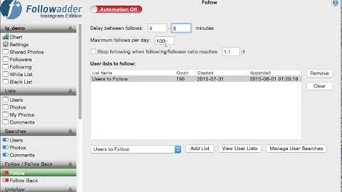 Follow Adder - Instagram - Follow Users