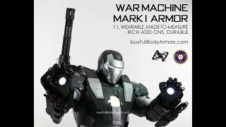 The New War Machine Mark 1 Armor Costume Suit Top Half