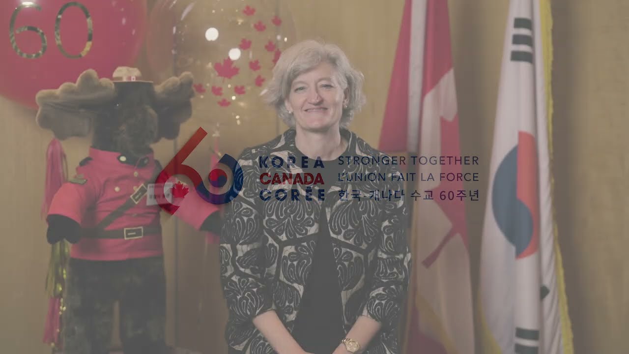 Celebrating the 60th anniversary of CAN-KOR diplomatic relations - Chargée d'affaires a.i.