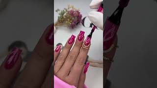 Nail Art Inspiration: Luna Glass 412 Supernova Pink &amp; 3D Smart Art Gel