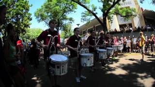 University of Minnesota Drumline HD - State Fair 2012 - warmup