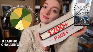 Random Number Generator Controls How Many Hours I read For a Week! | Reading Vlog