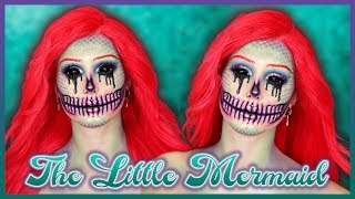 ARIEL LA PETITE SIRÈNE VERSION SQUELETTE (Mermaid Skull Makeup) | Halloween 2019