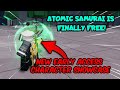 ATOMIC SAMURAI IS FINALLY FREE + NEW EARLY ACCESS CHARACTER SHOWCASE | The Strongest Battlegrounds