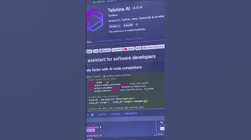 Use tabNine extension for VSCode. #coding #programming