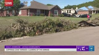 Copperas Cove residents cleaning up damage after EF-2 tornado