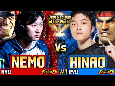 🔥SF6 Ryu (HINAO vs GO1, Nemo)🔥Chun-Li, Vega M.Bison ▰ Street Fighter 6 Gameplay High Level