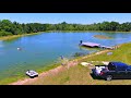 Releasing Our Pet Bass into the 5 Acre Pond! (Bonnie and Clyde)