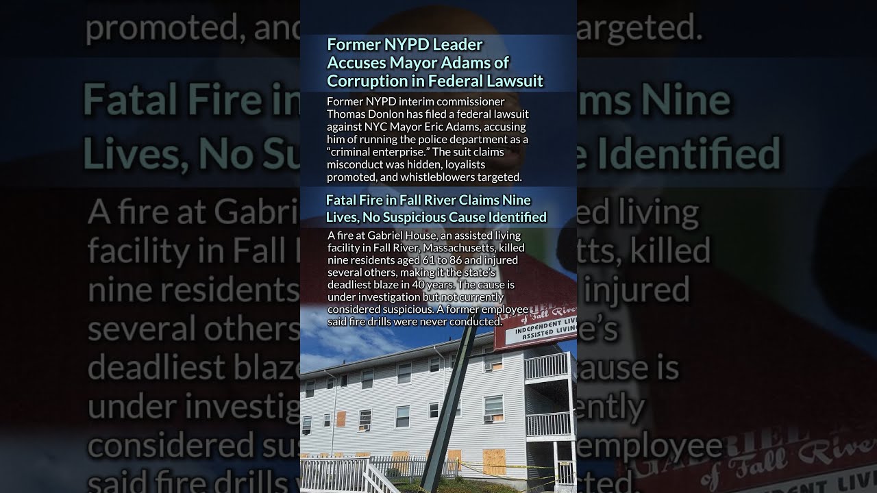 Former NYPD Leader Accuses Mayor Adams Of Corruption In Federal Lawsuit