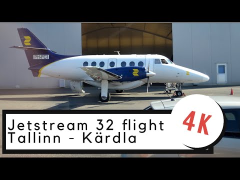 [4K] Full Flight Report: Transaviabaltica (AIS Airlines) Bae Jetstream 32 from Tallinn to Kärdla