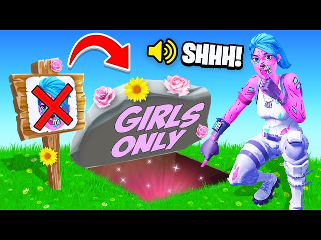 I Went UNDERCOVER in a GIRLS ONLY Fashion Show! (Fortnite) class=