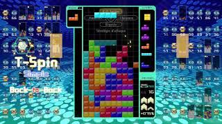 [Tetris 99] 9-mins-30 intense battle (+ over 3 mins with 3 players left) screenshot 5