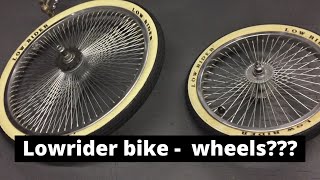 Lowrider - what wheels do I have??
