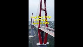 Longli River bridge in SW China&#39;s Guizhou opens to traffic