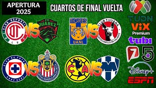 Fechas, Horarios Y Ces Para Los Cuartos De Final Vuelta Liga Mx Apertura 2025