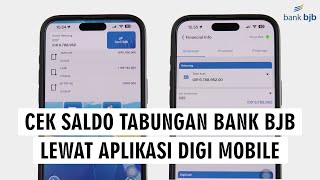 How to Check Your BJB Bank Account Balance via Mobile - BJB DIGI Mobile