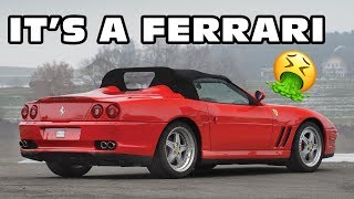 I love ferraris with all my heart, but this one not even a mother
could love. there's reason you only see 550 barchettas the top down.
fantastic car, m...