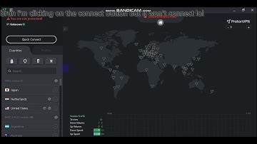 im trying to connect to servers but it wont connect lol   (ProtonVPN)      (volume warning)