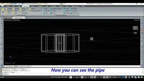 How to draw pipe facet model meshes in JTS IntelliCAD 11