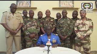 ⁣Political unrest in West Africa as soldiers claim military coup