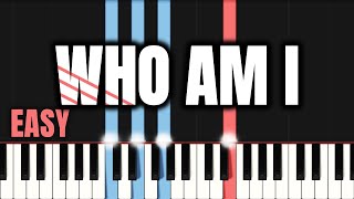 Casting Crowns - Who Am I | EASY PIANO TUTORIAL by Synthly Piano