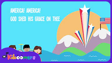 America the Beautiful Lyric Video - The Kiboomers Preschool Songs & Nursery Rhymes