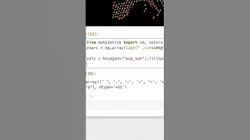 Mapped Europe’s population using ASCII characters  #Python + H3 grids.#ASCIIArt #GIS #datascience