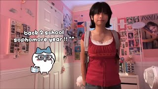 Details back to school vlog - sophomore year ! Update