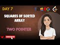 Squares of Sorted Array Explained Visually | LeetCode 977 | Two Pointers