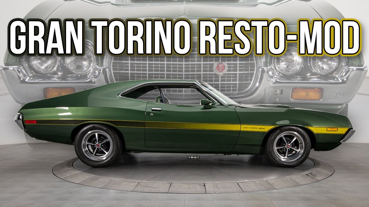 1972 Ford Gran Torino Sport in Green Paint & 351 Engine Sound on My Car  Story with Lou Costabile 