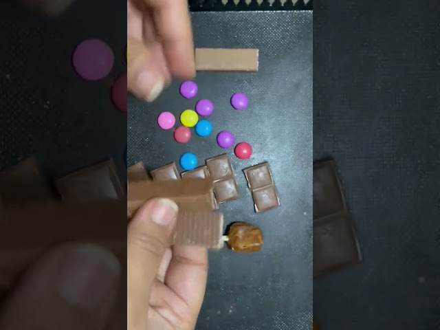 satisfyingvideo chocolate unwrap Asmr #satisfying