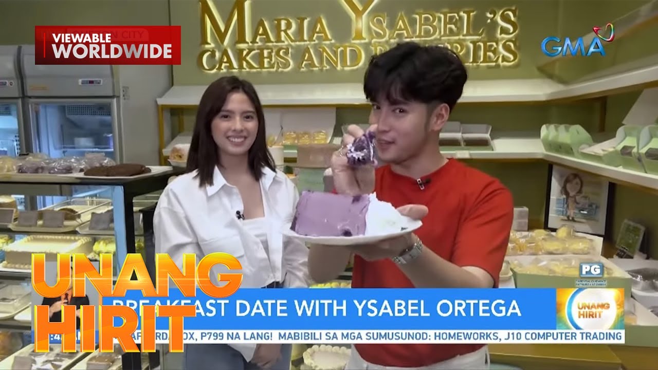 Breakfast date sa bake shop ni Ysabel Ortega | Unang Hirit