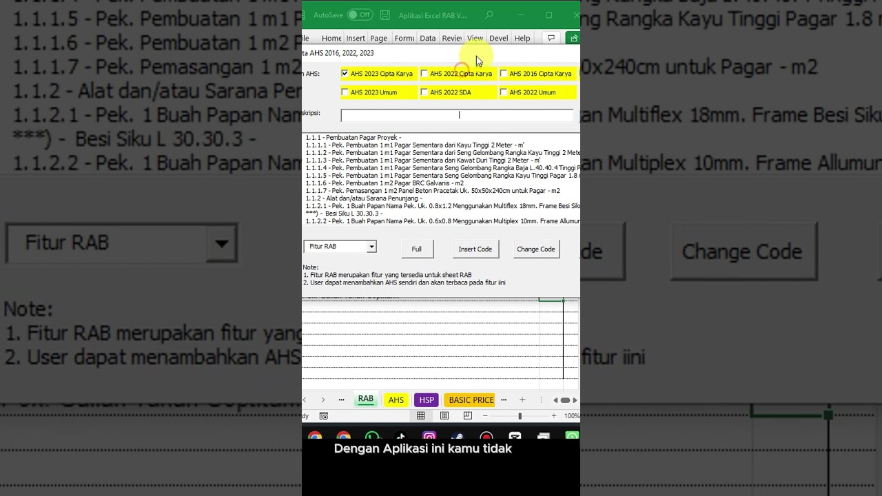 Cara Cepat buat RAB Galian Tanah Septitank 