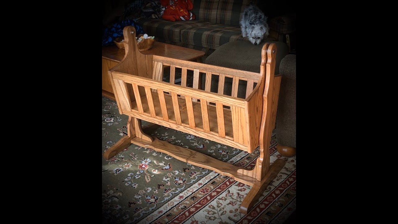 Putting my mark on a custom built oak cradle + How to