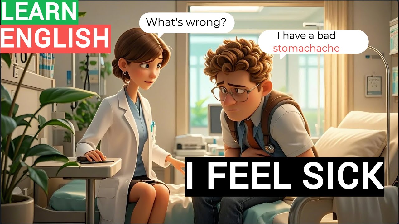 In The Hospital  English conversation|At the Clinic |Listening and Speaking Skills|Daily Life|