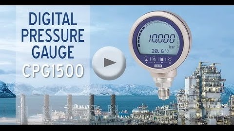 CPG1500 Precision Digital Pressure Gauge Overview