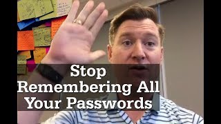 Here's why you should stop memorizing your passwords